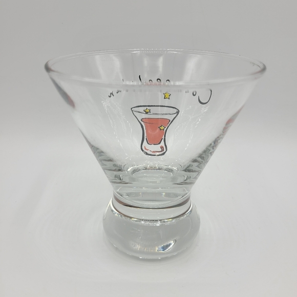 Pottery Barn Stemless Martini Glass Cosmopolitan Cocktail Glass - Picture 6 of 7